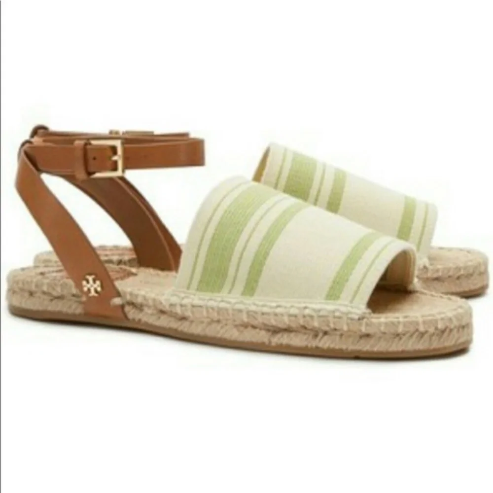 Tory Burch Stretch Canvas Espadrille Sandal